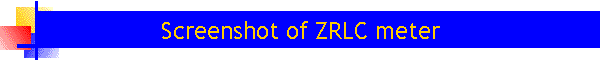 Screenshot of ZRLC meter