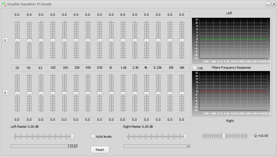 Graphic equaliser